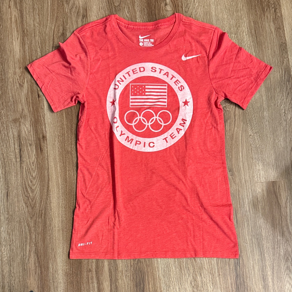 Nike United States Us Usa Olympic Team DriFit Tee Shirt  Small